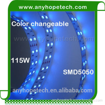 New factory hot selling double row smd 5050 led rgb tape